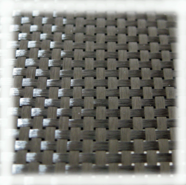95 g/m² Carbon-Gewebe, Leinwand, 120 cm